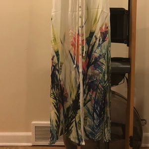 NWOT Anthropologie swimsuit cover-up // maxi dress